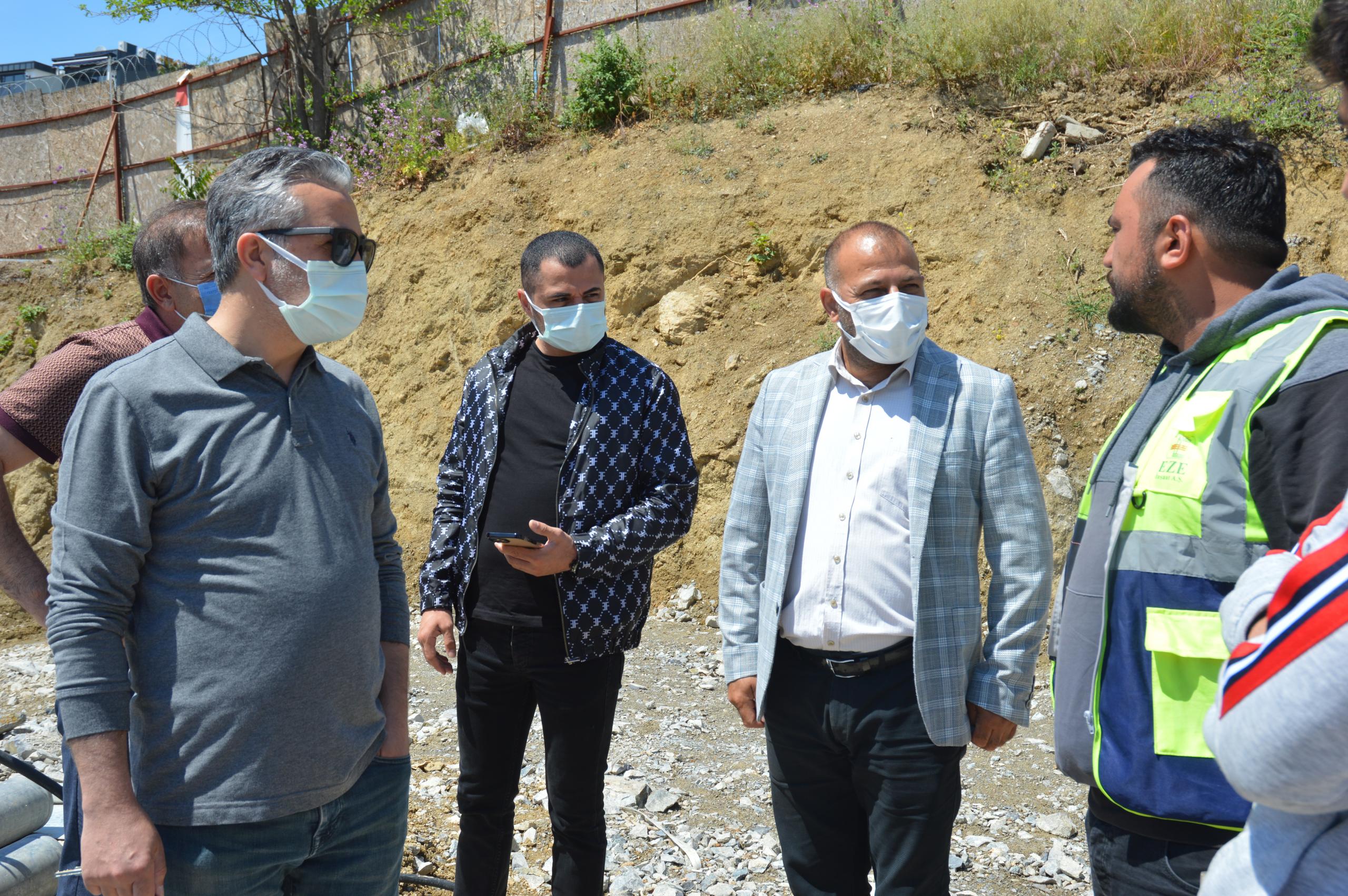 Darıcalı meclis üyeleri metro çalışmalarını inceledi (2)