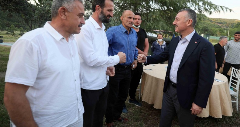 Başkan Büyükakın’dan Kocaelili pehlivanlara moral