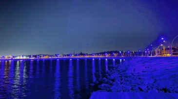 Balyanoz Sahil Parkı gece bir başka güzel olacak