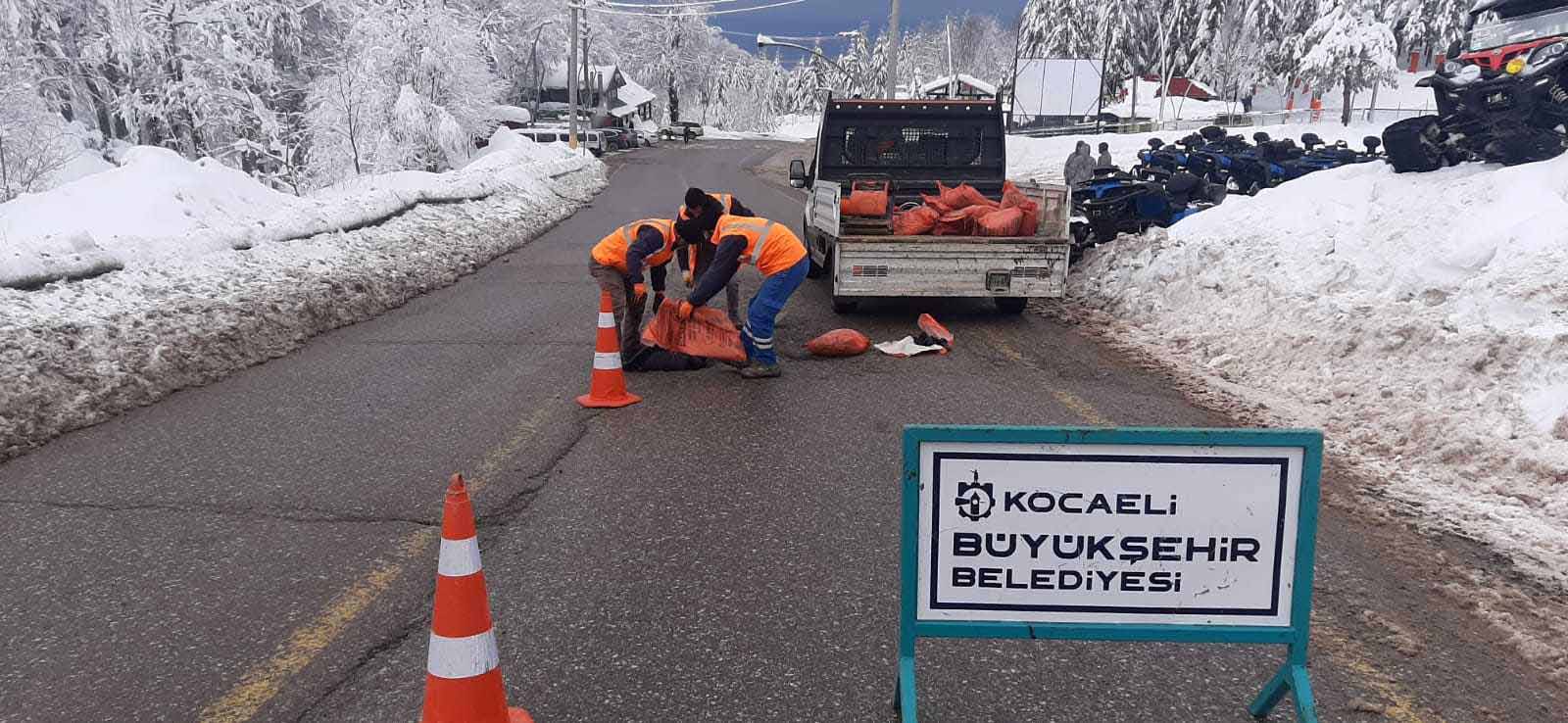 kartepe zirve yolu 2 torba saflt serimi