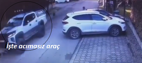 Acımasız araç sahibi yakalandı