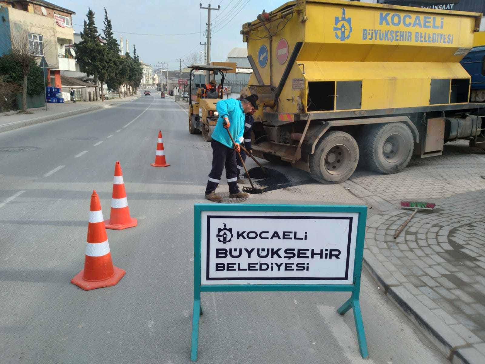 _Darıca ilçesi Battalgazi caddesi asfalt yama