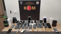 31 adet gümrük kaçağı cep telefonu ele geçirildi