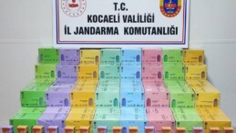 Jandarma, Gebze’de bir araçta (1.205) adet kaçak elektronik sigara ele geçirdi