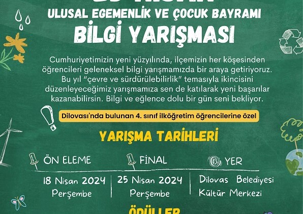 Çolakoğlu Metalurji, bu yıl ikinci kez “23 Nisan Ulusal Egemenlik ve Çocuk Bayramı Bilgi Yarışması” düzenliyor