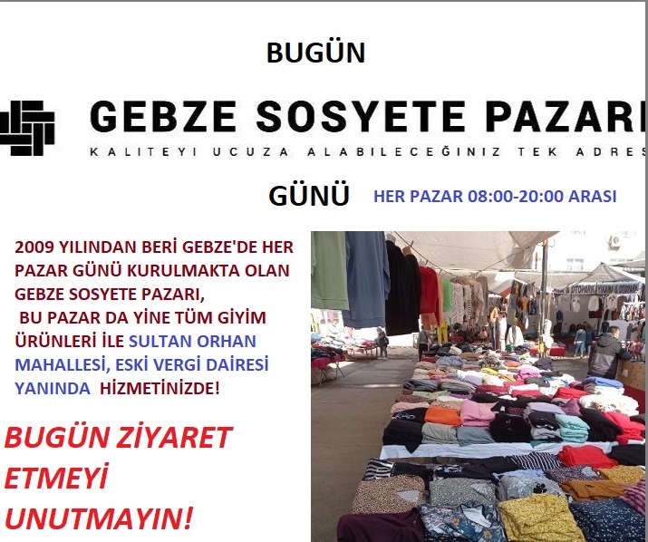 SOSYETE PAZARI İLANI