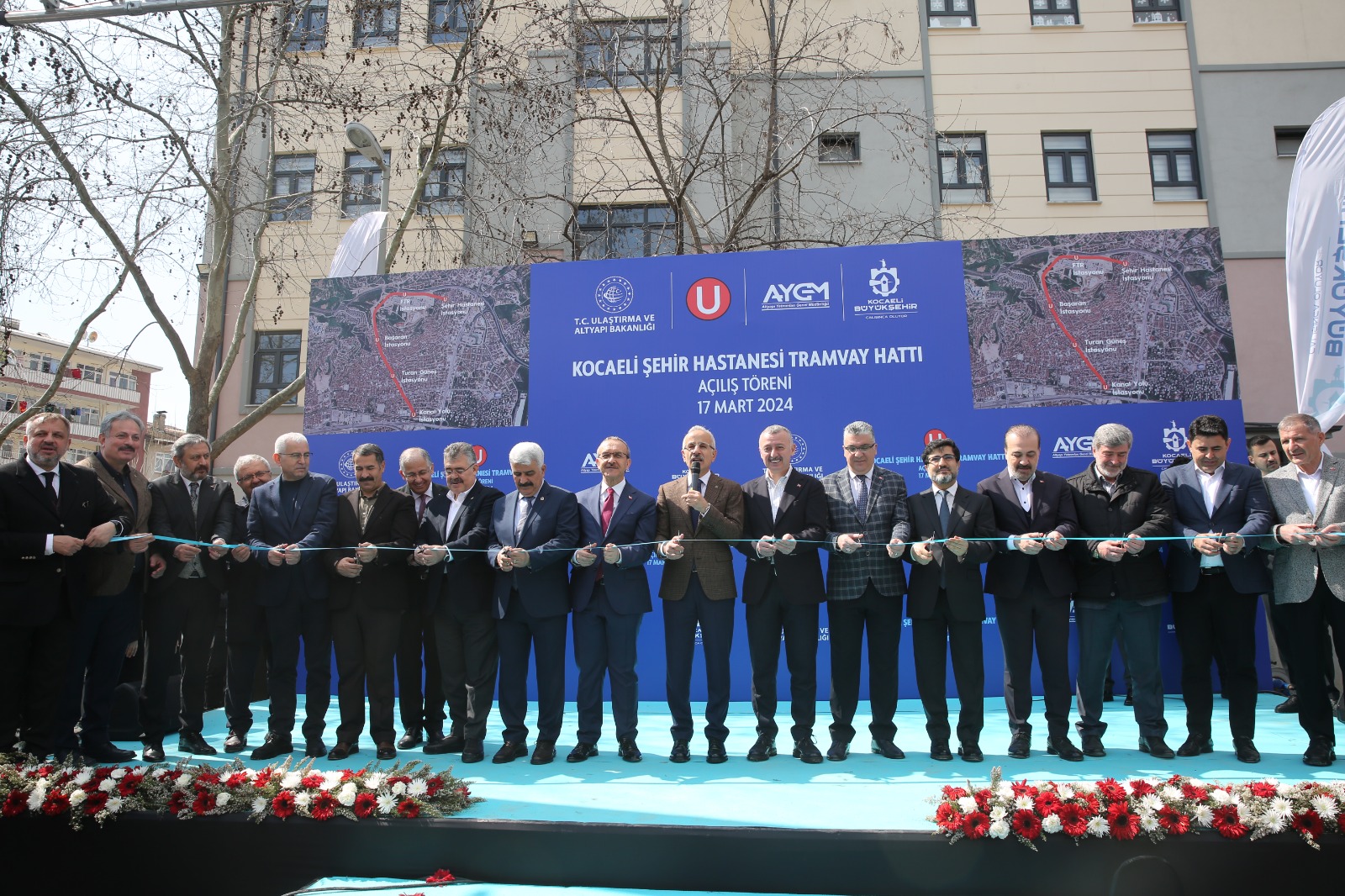 Şehir Hastanesi Tramvay Hattı törenle açıldı (12)