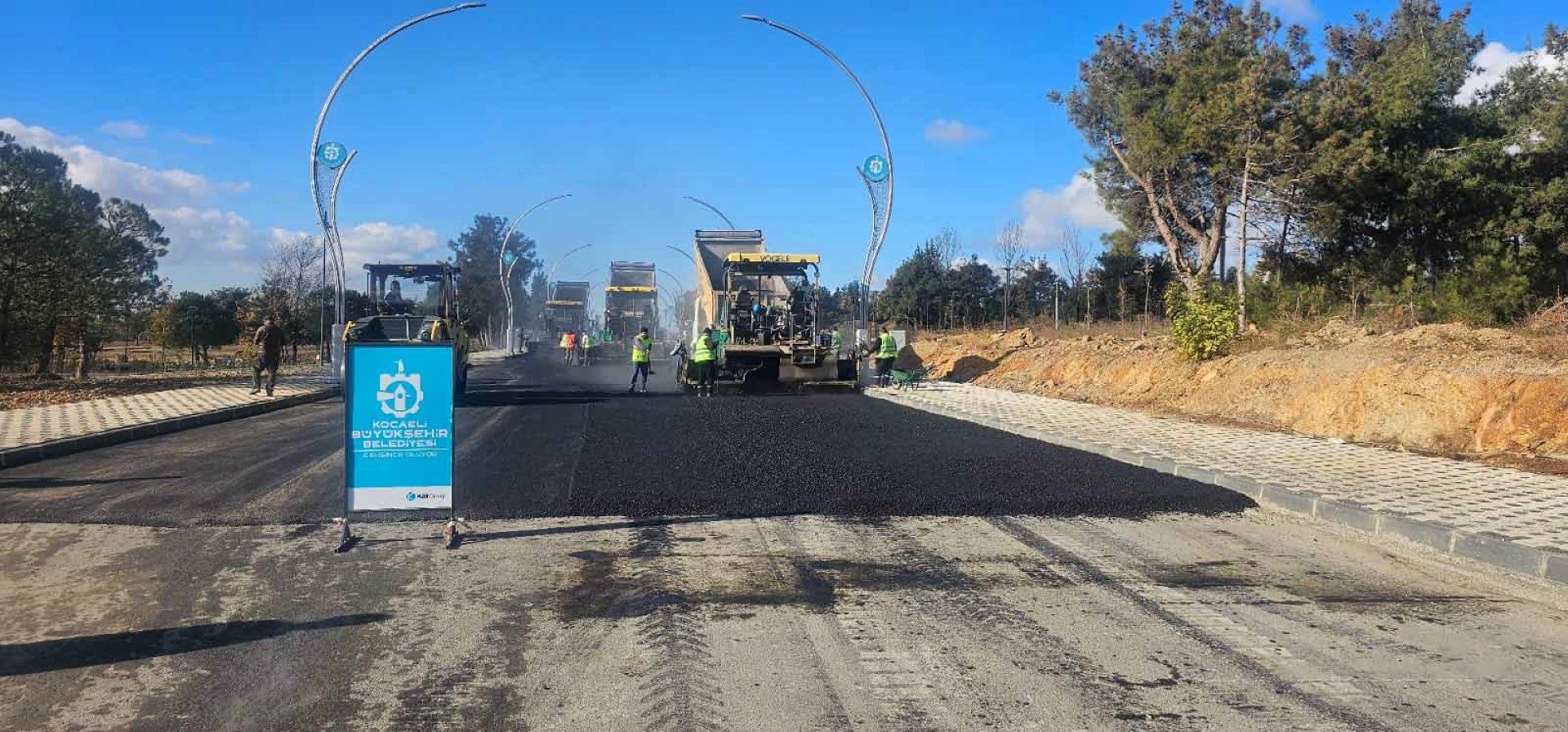Gebze Millet Bahçesi otopark ve iç yollara asfalt (1)