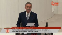 CHP’li Çiler TBMM Genel Kurul’da konuştu: “Gözbebeğimiz TÜBİTAK kendi benliğinden kopartılıyor, bu çok düşündürücü!”