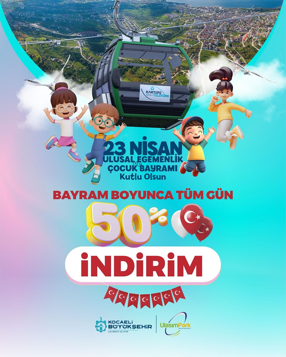 Kartepe Teleferik'te bayrama özel yüzde 50 indirim (1)