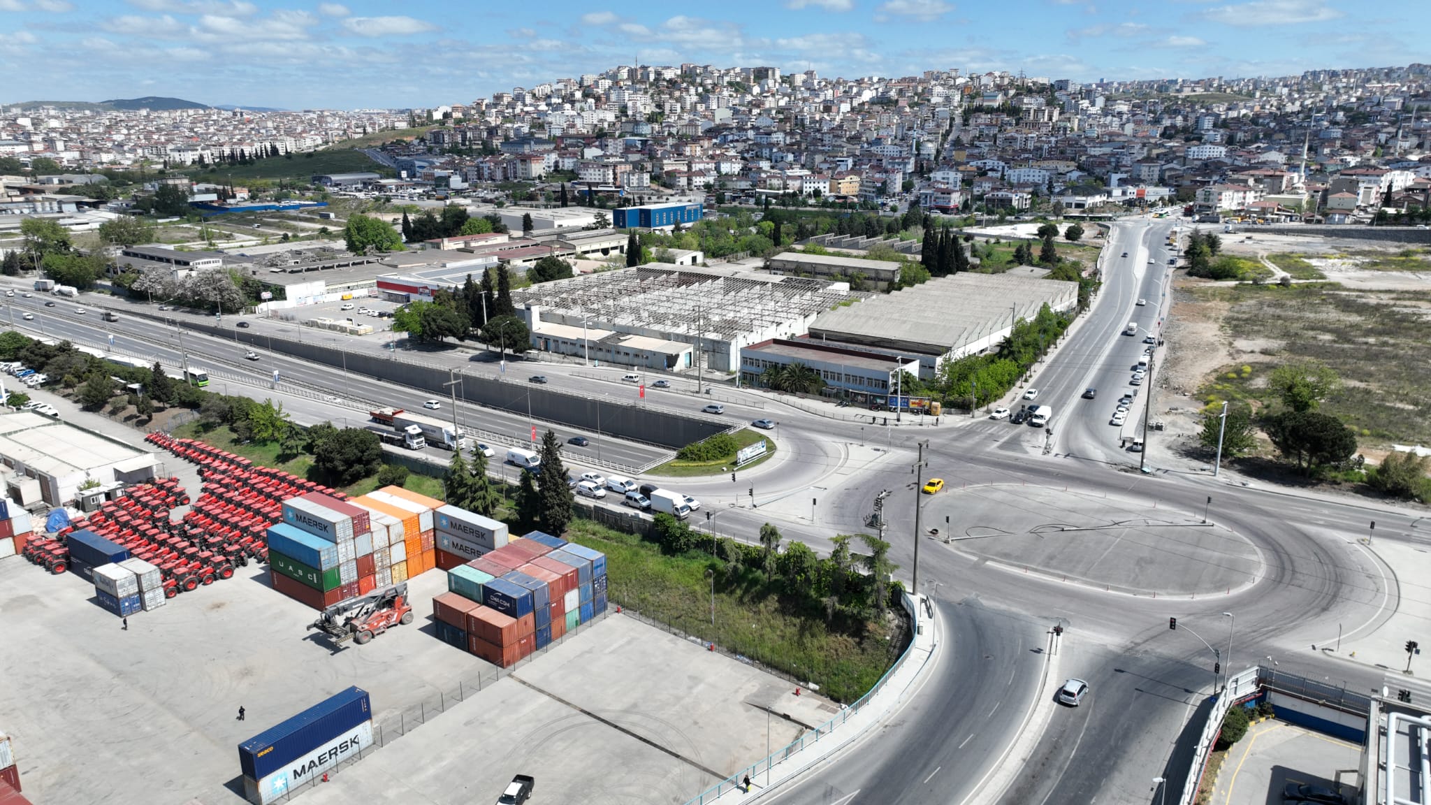 Gebze Ankara Caddesi'nde kavşaklar yenileniyor (2)