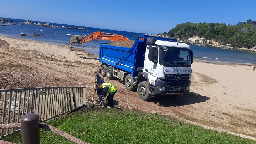 Kandıra plajları yeni sezona hazırlanıyor (1)
