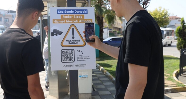 Bu radar çok farklı! Darıca Belediyesi vatandaşa soruyor!
