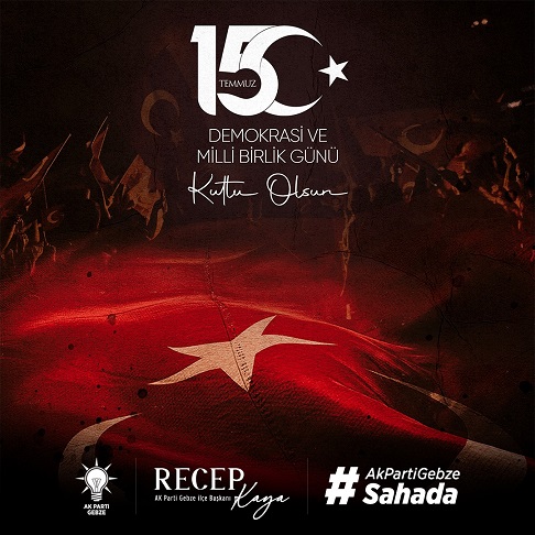 AK PARTİ 15 TEMMUZ GÖRSELİ