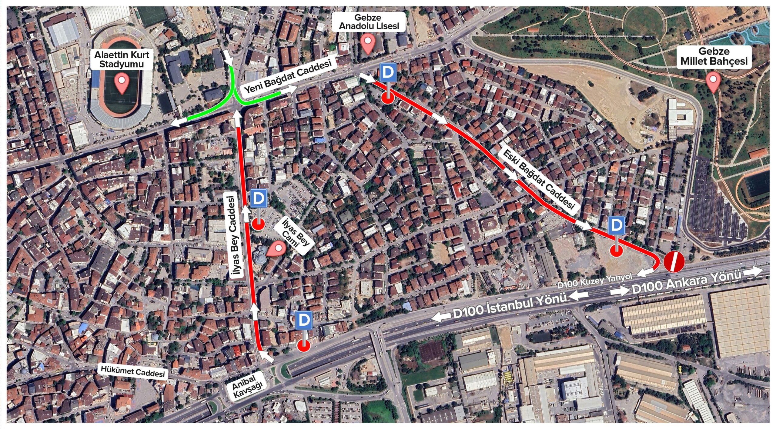 Gebze trafik dolaşım planı (1)