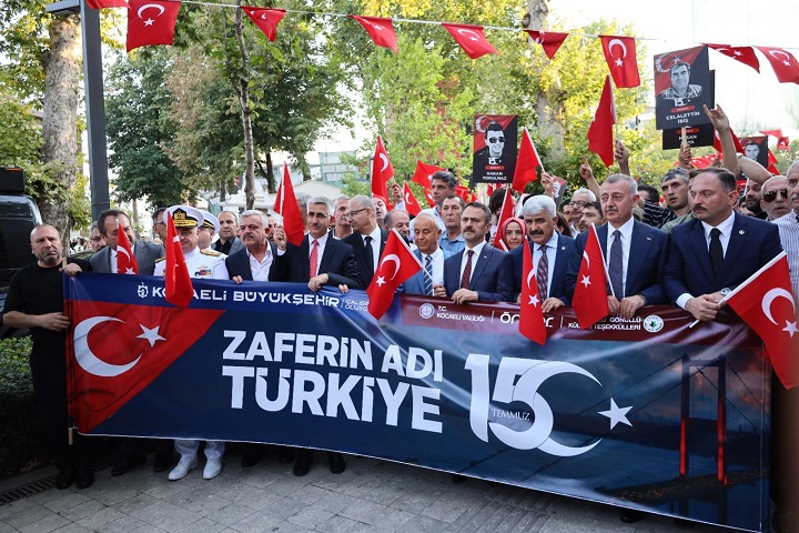 Tüm Kocaeli, 15 Temmuz kortejindeydi (2)