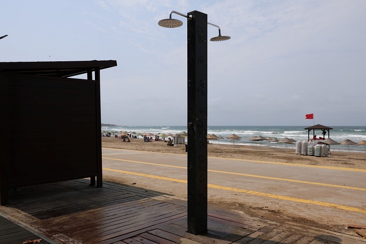 Büyükşehir'den sahillerde su tasarrufu hamlesi (1)