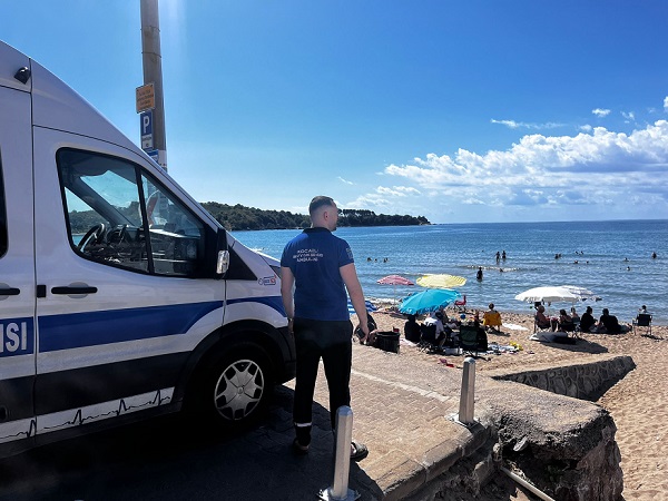 Nakil Ambulans sahillerdeki nöbetini tamamladı (1)