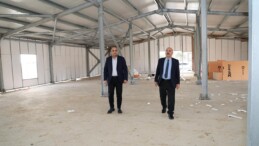 Başkan Büyükgöz Geçici Kaymakamlık Binasını İnceledi