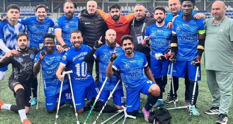 Gebze Belediyesi Ampute Futbol Takımı Lige Fırtına Gibi Başladı