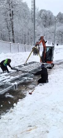 Kuzuyayla'da yürüyen bant, kar keyfine konfor katacak (4)