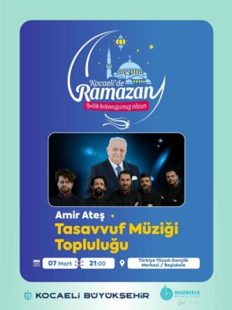 Büyükşehir, Amir Ateş'i Kocaelililerle buluşturacak