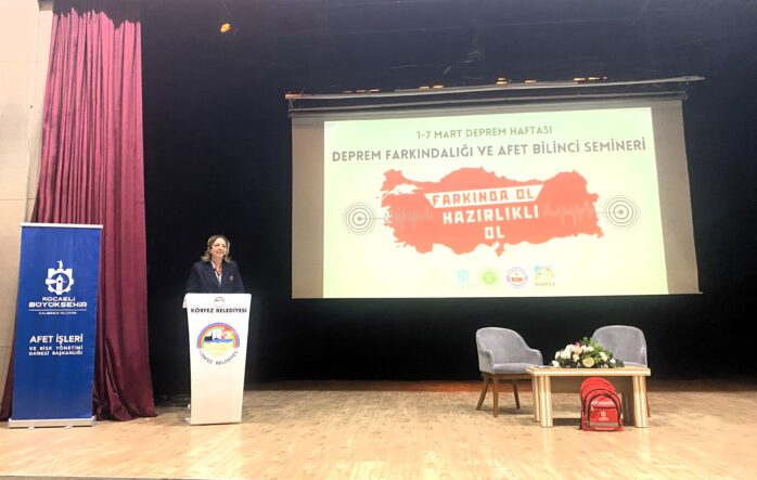 Deprem Haftası'nda afet bilinci semineri (1)