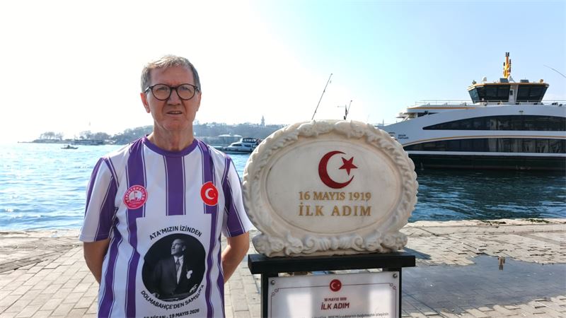 Ultra-Maratoncu Fedai Kürtül, Samsun Koşusuna Dolmabahçe’den start verdi!