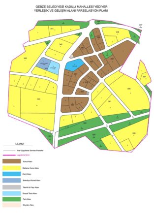 kadıllı yediyer parselasyon