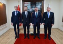 Macaristan Büyükelçisi Matis, Büyükakın’a konuk oldu (2)