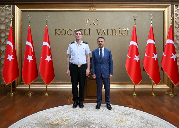 İl Jandarma Komutanlığına Atanan Tuğgeneral Şevket Avcı, Vali İlhami Aktaş’ı Ziyaret Etti