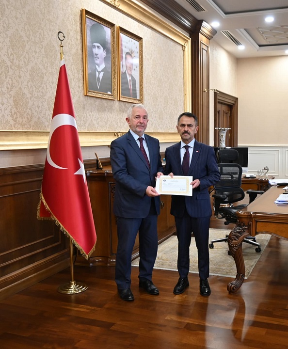 İl Müftüsü Mehmet Sönmezoğlu’ndan Vali İlhami Aktaş’a Veda Ziyareti