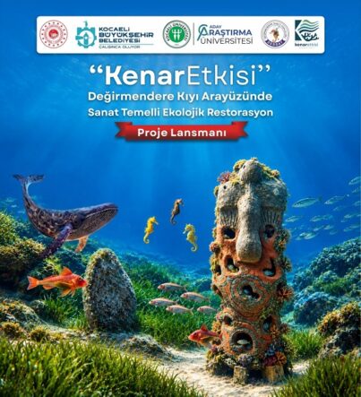 Dip çamurundan üretilen resifler denizle buluşuyor;