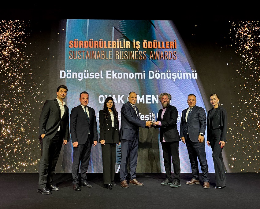 OYAK Çimento’ya “Döngüsel Ekonomi Dönüşümü” Ödülü