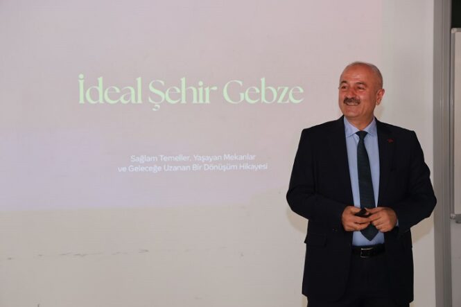 Başkan Büyükgöz, GTÜ Mimarlık Fakültesindeydi